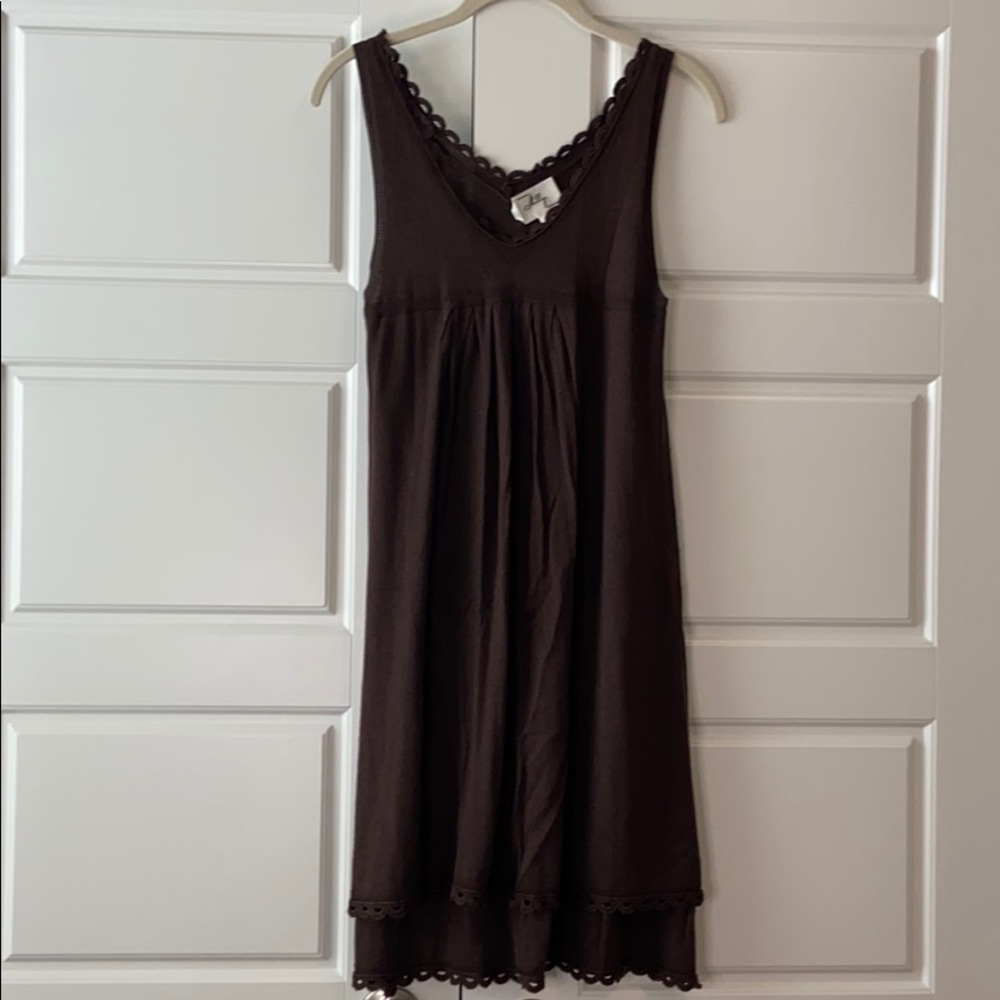 Milly brown knit dress small
